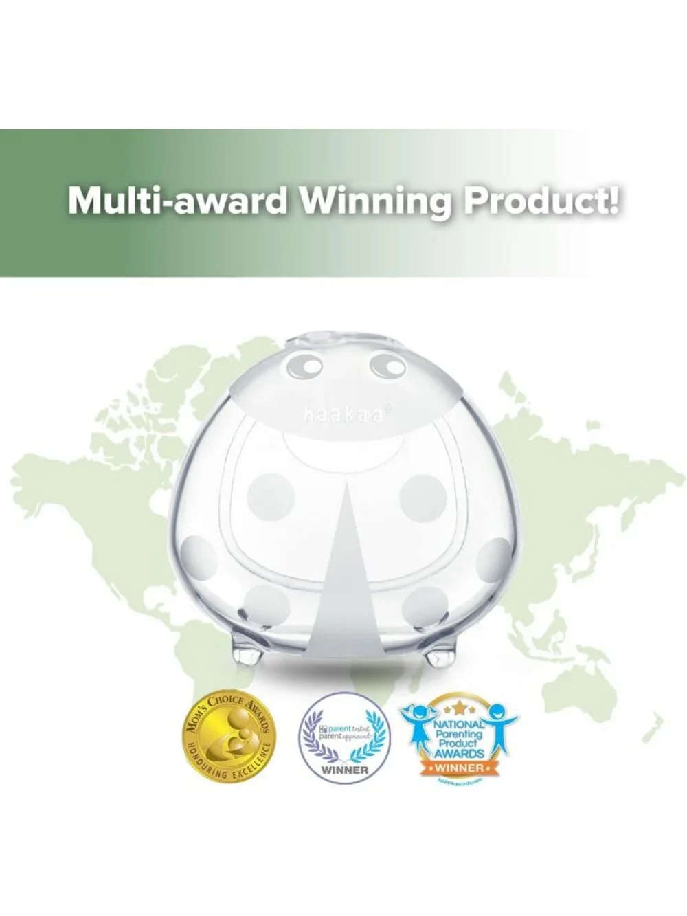 Ladybug Breast Milk Collector - 2.5oz Milk Catchers, 2 Pack, BPA-Free